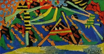 Bañistas con pelota 5 1928 cubismo Pablo Picasso Pinturas al óleo